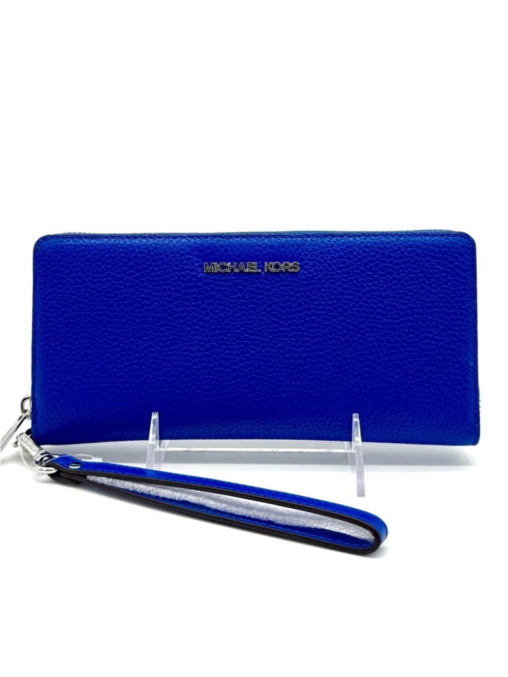 Michael Kors Large Jet Set Travel Continental Wallet Galaxy Blue